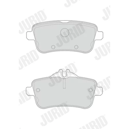 Sada brzdových platničiek kotúčovej brzdy 573465J /JURID/ - obr. 1