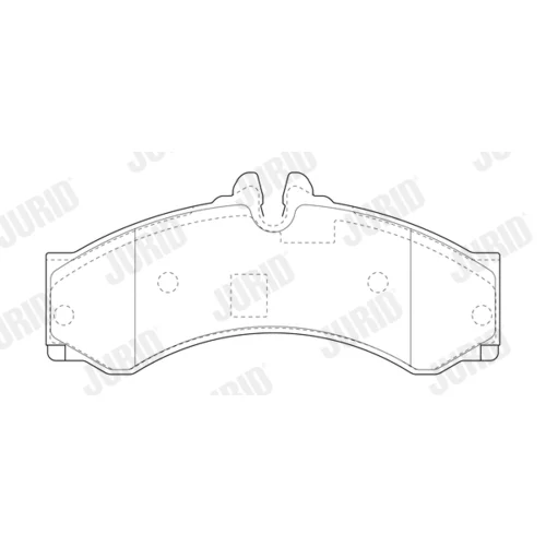 Sada brzdových platničiek kotúčovej brzdy 2915309560 /JURID/