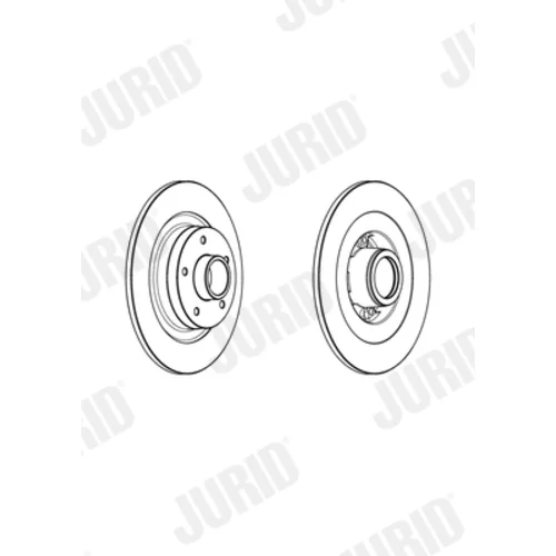 Brzdový kotúč 562974J-1 /JURID/ - obr. 1
