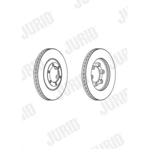 Brzdový kotúč JURID 562962JC