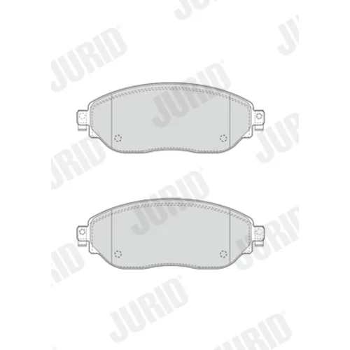 Sada brzdových platničiek kotúčovej brzdy 573656J /JURID/ - obr. 1