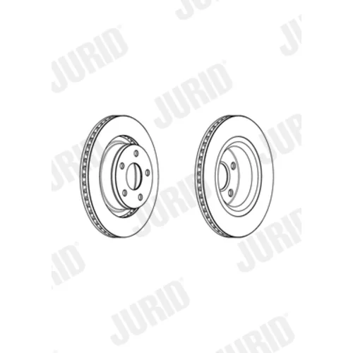 Brzdový kotúč 562952JC-1 /JURID/ - obr. 1
