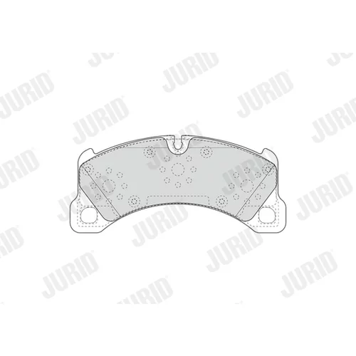 Sada brzdových platničiek kotúčovej brzdy 573618J /JURID/ - obr. 1