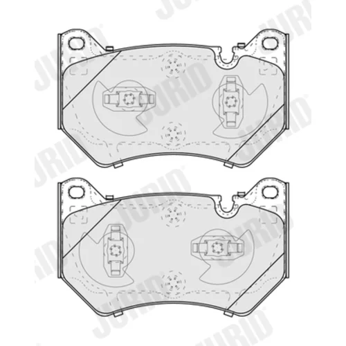Sada brzdových platničiek kotúčovej brzdy 574041J /JURID/ - obr. 1