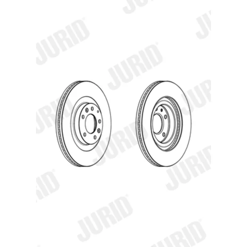 Brzdový kotúč 562921JC-1 /JURID/ - obr. 1