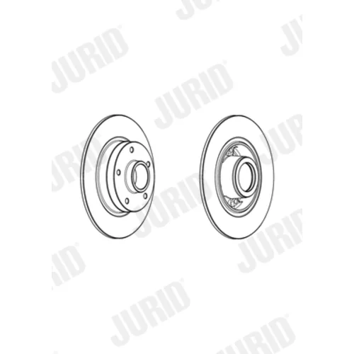 Brzdový kotúč 562731J-1 /JURID/ - obr. 2