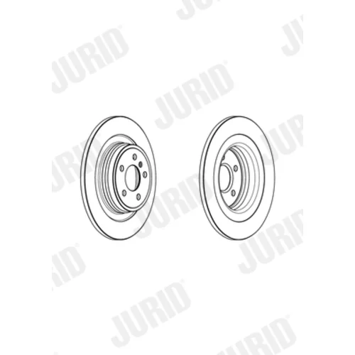 Brzdový kotúč 562955JC /JURID/ - obr. 1