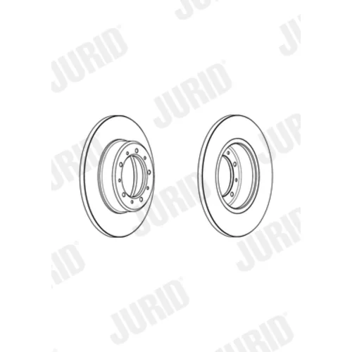 Brzdový kotúč 562968JC /JURID/ - obr. 1