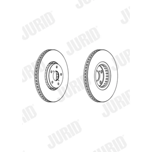 Brzdový kotúč JURID 562950JC-1