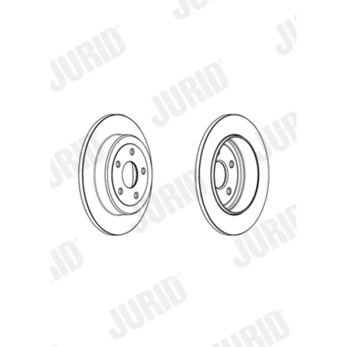 Brzdový kotúč 562971JC /JURID/ - obr. 1