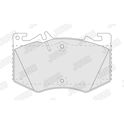 Sada brzdových platničiek kotúčovej brzdy 574226J /JURID/ - obr. 1
