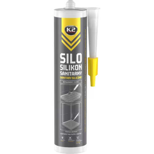 K2 silo silikon sanitarny bezbarwny 300ml