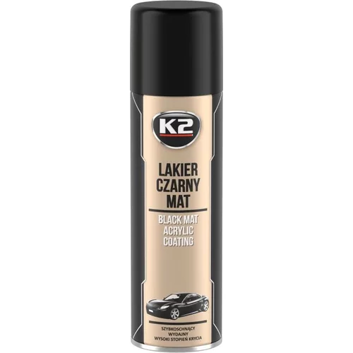 K2 LAK ČIERNY MAT 500 ML