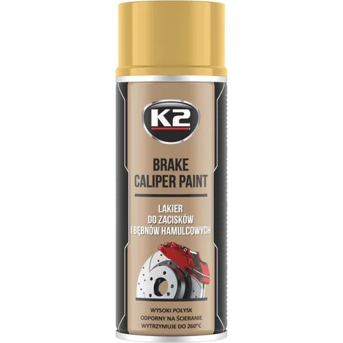 K2 FARBA NA ŠKÁTKY BRZD 400ml ZLATÝ