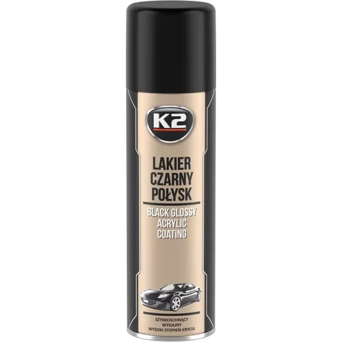 K2 AKRYLOVÝ LAK ČIERNA LESK 500 ML