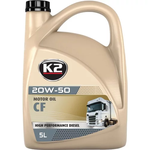 Motorový olej K2 20W-50 CF 5L