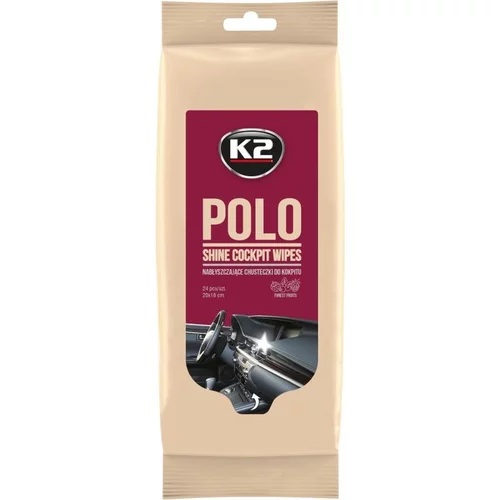 K2 POLO SHINE WIPES