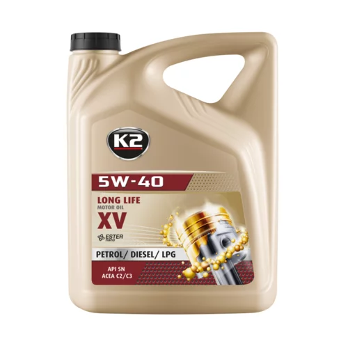 Motorový olej K2 TEXAR 5W-40 XV-C3 5L