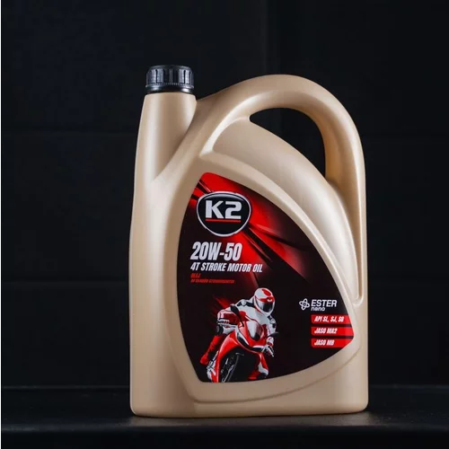 Motorový olej 20W-50 4T STROKE MOTOR OIL 4L /K2/ - obr. 3