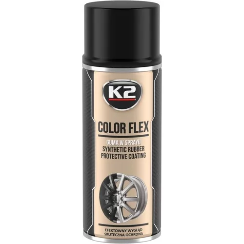 K2 COLOR FLEX ČIERNA LESK 400 ML