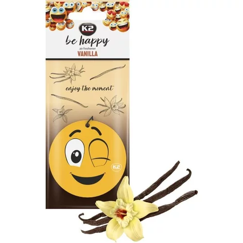 Voňa do auta BE HAPPY VANILLA /K2/ - obr. 1