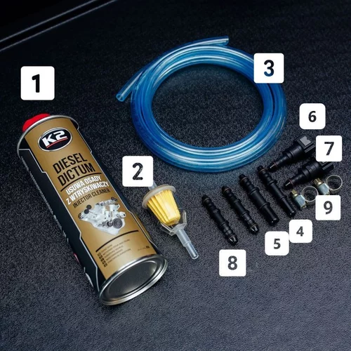 Prípravok na čistenie vstrekovačov Diesel Dictum 500ml /K2/ - obr. 3