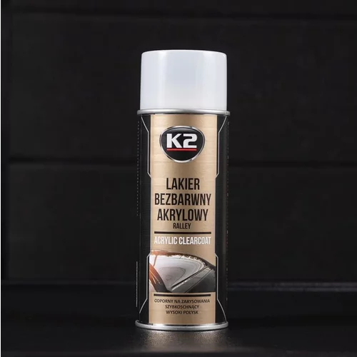 BEZFARBOVÝ AKRYLOVÝ LAK RALLY 400 ML /K2/ - obr. 4