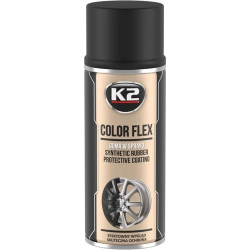 K2 COLOR FLEX ČIERNA MATNÁ 400 ML