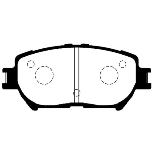 Sada brzdových platničiek kotúčovej brzdy KAVO PARTS BP-9071
