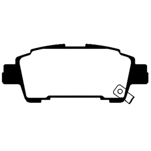 Sada brzdových platničiek kotúčovej brzdy KAVO PARTS BP-9072