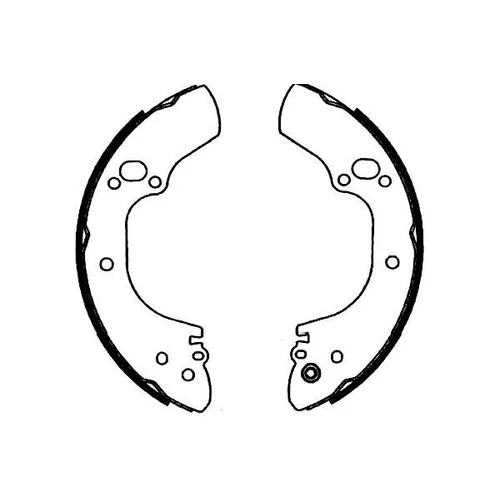 Sada brzdových čeľustí KAVO PARTS BS-3912