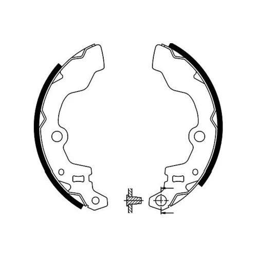 Sada brzdových čeľustí KAVO PARTS BS-8921
