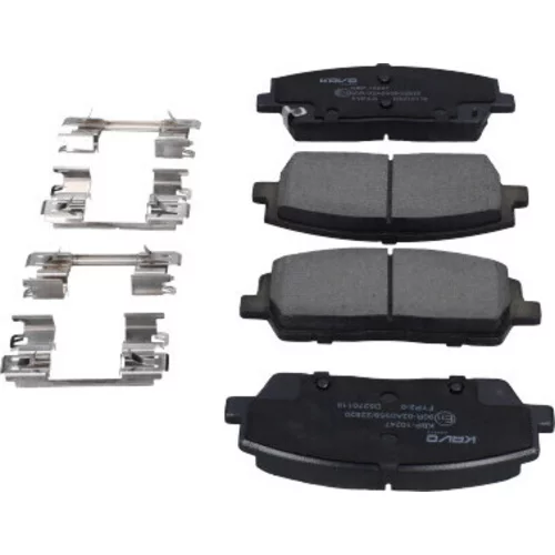 Sada brzdových platničiek kotúčovej brzdy KBP-10247 (KAVO PARTS) - obr. 3