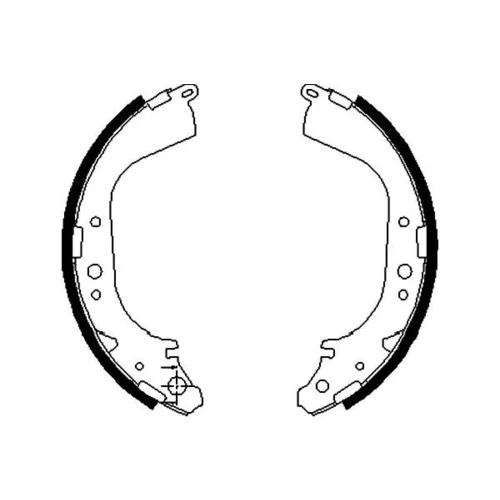 Sada brzdových čeľustí KAVO PARTS KBS-7432