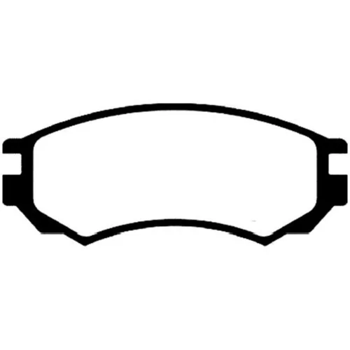 Sada brzdových platničiek kotúčovej brzdy KAVO PARTS BP-6539