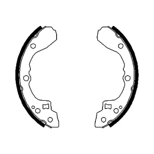Sada brzdových čeľustí KAVO PARTS BS-4405