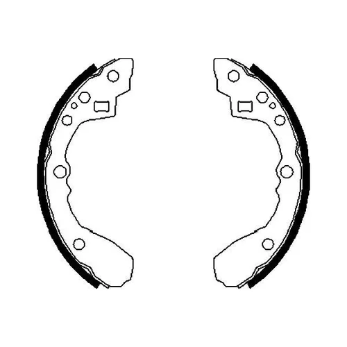 Sada brzdových čeľustí KAVO PARTS BS-5405