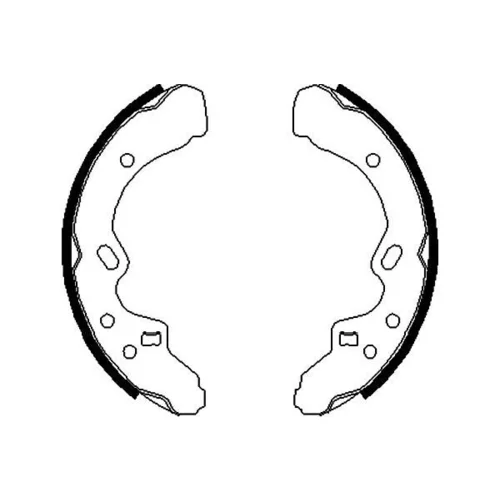 Sada brzdových čeľustí KAVO PARTS BS-5409