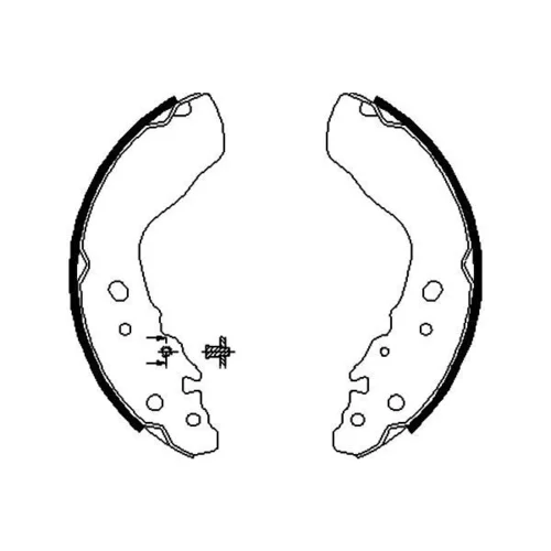 Sada brzdových čeľustí KAVO PARTS BS-8914