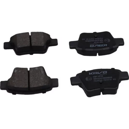 Sada brzdových platničiek kotúčovej brzdy KAVO PARTS KBP-10134