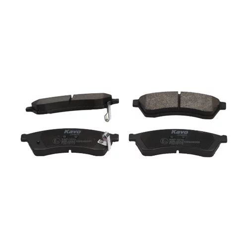 Sada brzdových platničiek kotúčovej brzdy KAVO PARTS KBP-1015