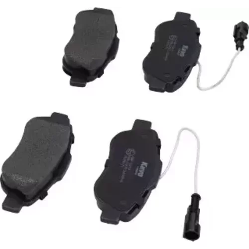 Sada brzdových platničiek kotúčovej brzdy KBP-10233 (KAVO PARTS) - obr. 1