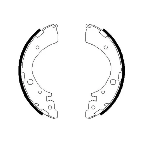 Sada brzdových čeľustí KAVO PARTS KBS-2907