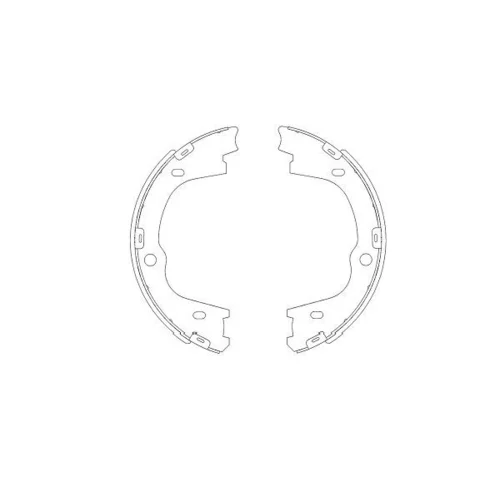 Sada brzdových čeľustí KAVO PARTS KBS-3406