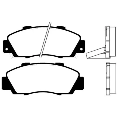 Sada brzdových platničiek kotúčovej brzdy KAVO PARTS BP-2019