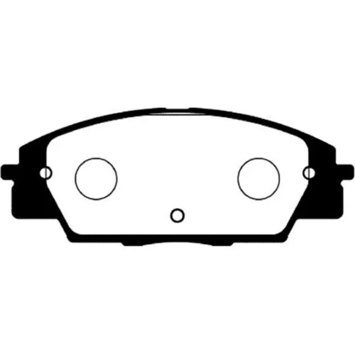 Sada brzdových platničiek kotúčovej brzdy KAVO PARTS BP-2039