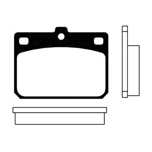 Sada brzdových platničiek kotúčovej brzdy KAVO PARTS BP-3000