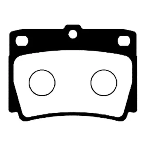 Sada brzdových platničiek kotúčovej brzdy KAVO PARTS BP-5526