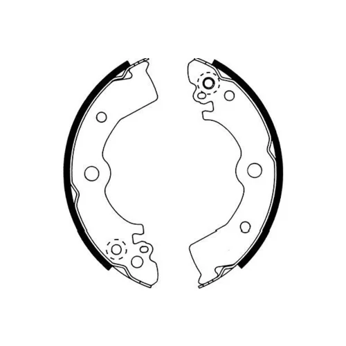 Sada brzdových čeľustí KAVO PARTS BS-7413
