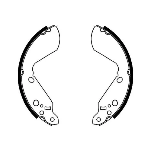 Sada brzdových čeľustí KAVO PARTS BS-8911
